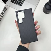 Galaxy S24 Ultra Kılıf Karbon Fiber Görünümlü Troy Kılıf thumbnail 9