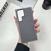 Galaxy S24 Ultra Kılıf Karbon Fiber Görünümlü Troy Kılıf thumbnail 8