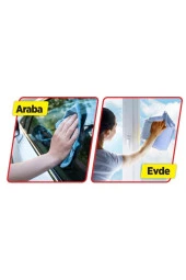 Automix Mikrofiber Cam Temizlik Bezi 50x50cm 44575 Uyumlu thumbnail 2