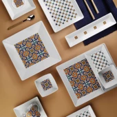 Kütahya Porselen Maya 30 Parça 10646 Desen Kahvaltı Takımı - 1