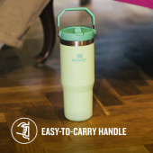 Stanley The Iceflow Flip Straw Açık Yeşil Pipetli 0.89 lt Termos Bardak - 4