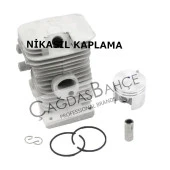 STİHL MS180 MOTORLU TESTERE NİKASİL SİLİNDİR PİSTON SETİ 38 mm thumbnail 1