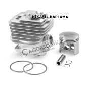 STİHL MS341 / MS361  TESTERE NİKASİL SİLİNDİR PİSTON SETİ 47 mm thumbnail 1
