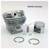STİHL MS461 MOTORLU TESTERE NİKASİL SİLİNDİR PİSTON SETİ 52 mm thumbnail 1