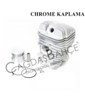 STİHL MS290 MOTORLU TESTERE CHROME SİLİNDİR PİSTON SETİ 46 mm thumbnail 1