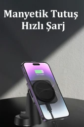 Qpen HW16 Vantuzlu Magsafe Manyetik Tutucu thumbnail 3