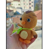 Amigurumi Katuri oyuncak kahverengi kuş sülün Dukakidstoys - 2