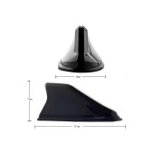 Chery Niche Uyumlu Köpek Balığı Balık Sırtı Shark Anten Siyah - 2