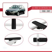 Alfa Romeo 156 Sportwagon (T932) 2000-2007 Arası ile uyumlu Basic Model Ara Atkı Tavan Barı SİYAH 3 ADET - 3