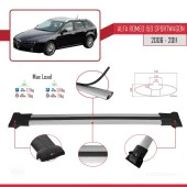 eo 159 SPORTWAGON 2006-2011 Arası ile Uyumlu FLY Model Ara Atkı Tavan Barı GRİ 3 ADET BAR - 4