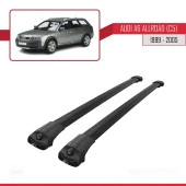 Audi A6 (C5) Allroad 1999-2005 Arası ile uyumlu ACE-1 Ara Atkı Tavan Barı SİYAH thumbnail 3