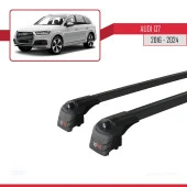 Audi Q7 (4M) 2016 ve Sonrası ile uyumlu ACE-2 Ara Atkı Tavan Barı SİYAH - 4