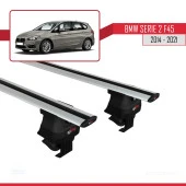 BMW 2 Serisi (F45) Active Tourer 2014-2021 Arası ile uyumlu ACE-4 Ara Atkı Tavan Barı GRİ - 2