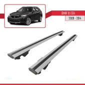 Bmw X1 (E84) 2009-2014 ve Arası ile uyumlu HOOK Model Anahtar Kilitli Ara Atkı Tavan Barı GRİ - 4