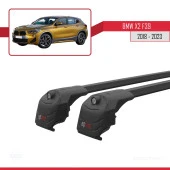 BMW X2 F39 2018 ve Sonrası ile uyumlu ACE-2 Ara Atkı Tavan Barı SİYAH - 3