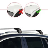 BMW X5 (G05) 2019 ve Sonrası ile Uyumlu ACE-2 Ara Atkı Tavan Barı GRİ thumbnail 2