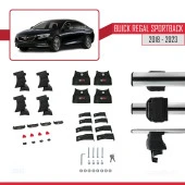 Buick Regal Sportback 2018-2023 Arası ile uyumlu ACE-4 Ara Atkı Tavan Barı GRİ thumbnail 4