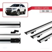 Chevrolet Captiva 2011-2016 Arası ile uyumlu Basic Model Ara Atkı Tavan Barı GRİ 3 ADET thumbnail 3
