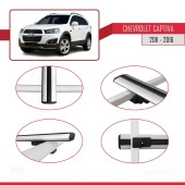 Chevrolet Captiva 2011-2016 Arası ile uyumlu Basic Model Ara Atkı Tavan Barı GRİ 3 ADET thumbnail 4
