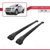 Chevrolet D-Max (RT50) 2012-2015 Arası ile uyumlu ACE-1 Ara Atkı Tavan Barı SİYAH - 2