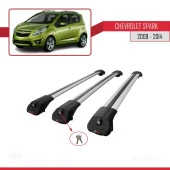Chevrolet Spark 2009-2014 Arası ile uyumlu ACE-1 Ara Atkı Tavan Barı GRİ 3 ADET BAR thumbnail 4