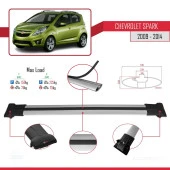 Chevrolet Spark 2009-2014 Arası ile Uyumlu FLY Model Ara Atkı Tavan Barı GRİ thumbnail 4