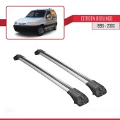 Citroen Berlingo 1996-2003 Arası ile uyumlu ACE-1 Ara Atkı Tavan Barı GRİ thumbnail 3