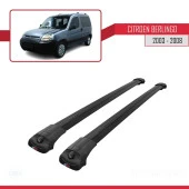 Citroen Berlingo 2003-2008 Arası ile uyumlu ACE-1 Ara Atkı Tavan Barı SİYAH - 3