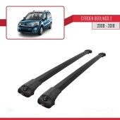 Citroen Berlingo 2008-2018 Arası ile uyumlu ACE-1 Ara Atkı Tavan Barı SİYAH thumbnail 4