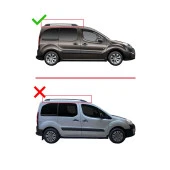 Citroen Berlingo 2008-2018 Arası ile uyumlu FLY Model Ara Atkı Tavan Barı SİYAH 4 ADET BAR thumbnail 3