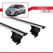 Citroen C1 2014-2021 Arası ile uyumlu ACE-4 Ara Atkı Tavan Barı GRİ - 4