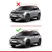 Citroen C5 Aircross 2018 ve Sonrası ile uyumlu Basic Model Ara Atkı Tavan Barı GRİ 3 ADET thumbnail 2