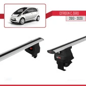 Citroen C-Zero 2010-2020 Arası ile uyumlu ACE-4 Ara Atkı Tavan Barı GRİ thumbnail 2
