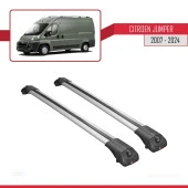 Citroen Jumper 2007 ve Sonrası ile uyumlu ACE-1 Ara Atkı Tavan Barı GRİ thumbnail 3