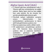 Microbiome Alpha Lipoic Acid 200 Mg 30 Tablet Alfa Lipoik Asit - 4
