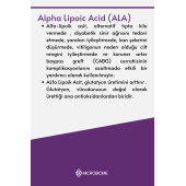 Microbiome Alpha Lipoic Acid 200 Mg 30 Tablet Alfa Lipoik Asit - 6