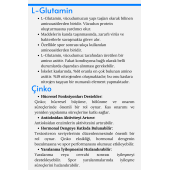 Microbiome Zma + Gca 60 Tablet (Magnezyum, Vitamin B6, Çinko, Krom, L-Arjinin Ve L-Glutamin) - 6