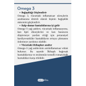 Optivita Omega 1000 mg Balık Yağı, EPA + DHA 30 Kapsül Softjel - 4