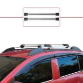 Dacia Sandero STEPWAY 2008-2012 Arası ile uyumlu ACE-1 Ara Atkı Tavan Barı GRİ - 2