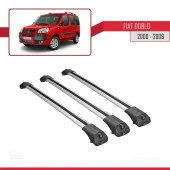Fiat Doblo 2000-2009 Arası ile uyumlu ACE-1 Ara Atkı Tavan Barı GRİ 3 ADET BAR thumbnail 3
