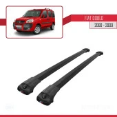 Fiat Doblo 2000-2009 Arası ile uyumlu ACE-1 Ara Atkı Tavan Barı SİYAH thumbnail 3