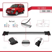 Fiat Doblo 2000-2009 Arası ile uyumlu FLY Model Ara Atkı Tavan Barı GRİ 3 ADET BAR thumbnail 4