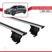 Fiat Egea / Tipo Hatchback 2016 ve Sonrası ile uyumlu ACE-4 Ara Atkı Tavan Barı GRİ thumbnail 2