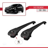 Fiat Freemont 2011-2015 Arası ile uyumlu ACE-1 Ara Atkı Tavan Barı SİYAH thumbnail 4