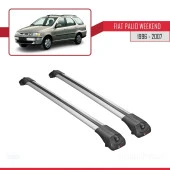 Fiat Palio WEEKEND 1996-2007 Arası ile uyumlu ACE-1 Ara Atkı Tavan Barı GRİ thumbnail 3