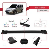 Ford Connect 2002-2013 Arası ile uyumlu FLY Model Ara Atkı Tavan Barı SİYAH thumbnail 4