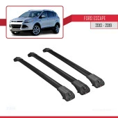 Ford Escape 2013-2019 Arası ile uyumlu ACE-1 Ara Atkı Tavan Barı SİYAH 3 ADET BAR thumbnail 3