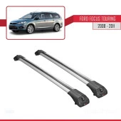 Ford Focus TOURING 2008-2011 Arası ile uyumlu ACE-1 Ara Atkı Tavan Barı GRİ thumbnail 3