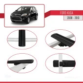 Ford Kuga 2008-2013 Arası ile uyumlu Basic Model Ara Atkı Tavan Barı SİYAH 3 ADET thumbnail 4