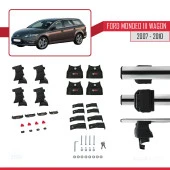Ford Mondeo III Wagon 2007-2010 Arası ile uyumlu ACE-4 Ara Atkı Tavan Barı GRİ thumbnail 4